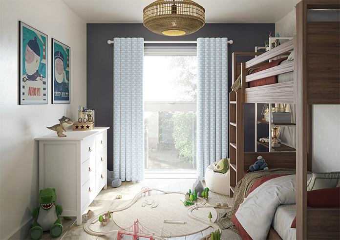 Whaling Around, Cornflower - Made to Measure Curtains - Image 14